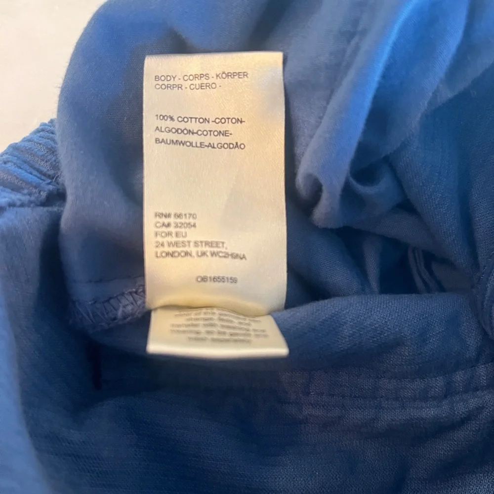 We The Free | Free People Blue Corduroy Pants XS Wide Leg Drawstring Waist - Picture 9 of 9